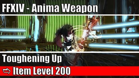 Ffxiv toughening up - To start the new step, pick up a quest from Ardashir in Azys Lla (x7.4,y11.5) called Finding Your Voice. To obtain the quest, you must have the iLvl 210 Anima Weapon equipped, in the Armoury Chest or inventory, and be on the current job/class for that specific Anima Weapon. Note that Changing classes of jobs will prevent progress during this quest.